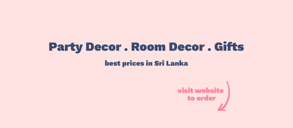 Balloons and Party Decorations in Sri Lanka - The Party Mail